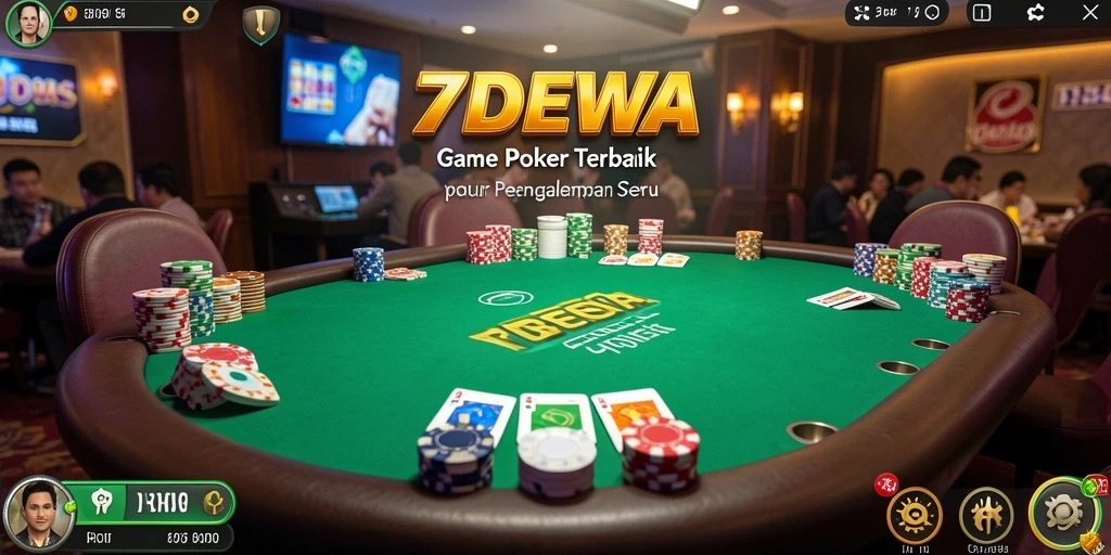 Gameplay <strong>7DEWA</strong> yang seru dan interaktif dalam permainan poker.