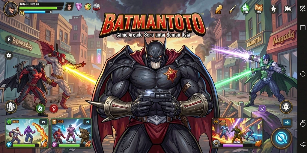 Tampilan gameplay seru dan menantang dari BATMANTOTO.