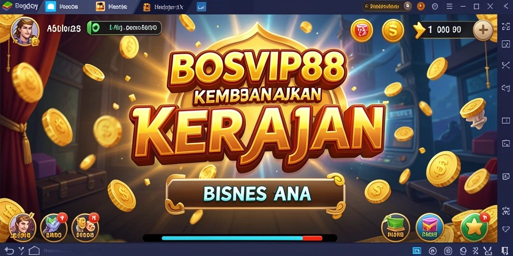 Tampilan menarik dari gameplay <strong>BOSVIP88</strong> dengan elemen Tycoon yang mendetail.