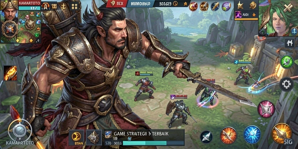Tangkapan layar tampilan gameplay seru KAMARTOTO dengan aksi strategis.