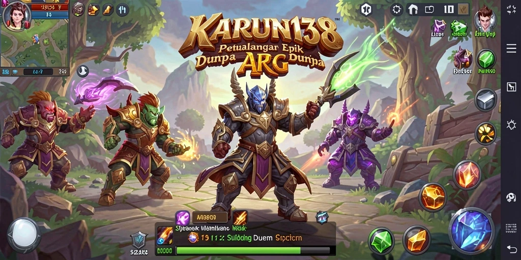 Tampilan gameplay ARPG yang menakjubkan di KARUN138.