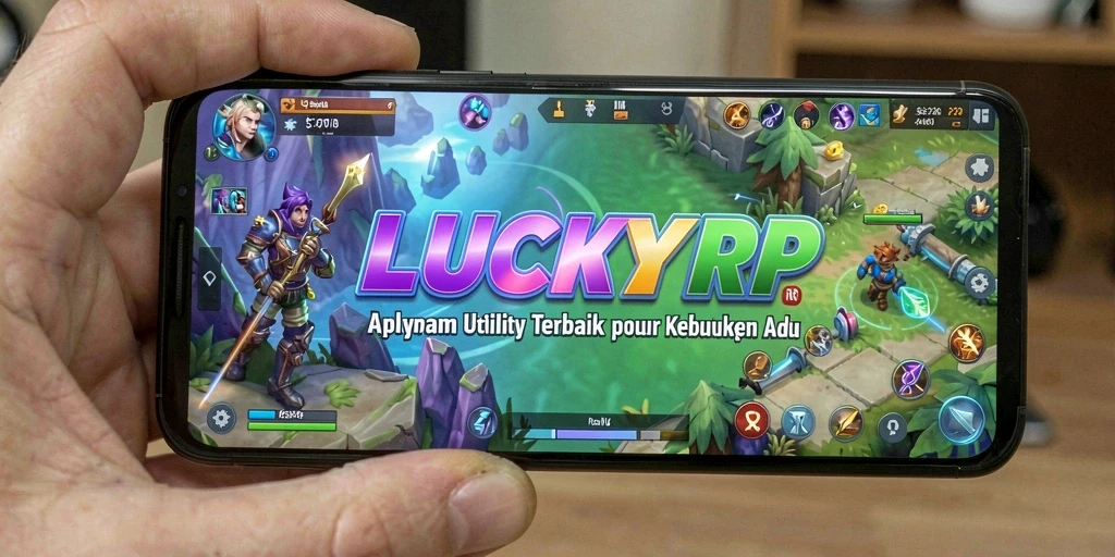 Tampilan antarmuka LUCKYRP yang intuitif dan memudahkan navigasi.