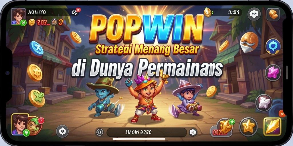 Tampilan gameplay menarik dari POPWIN dengan strategi mendalam.