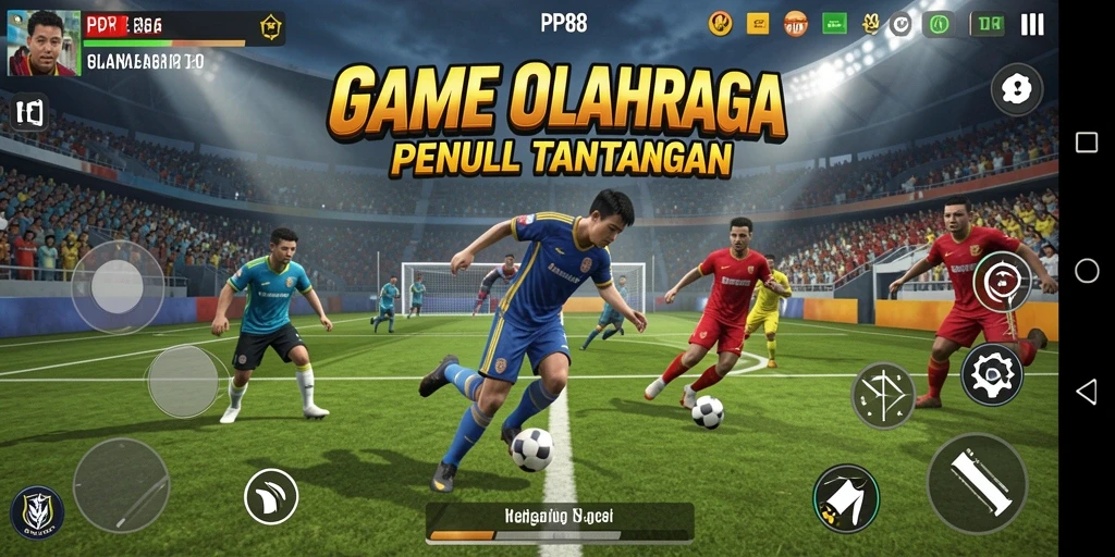 Gameplay PP88 yang menampilkan berbagai olahraga mendebarkan.