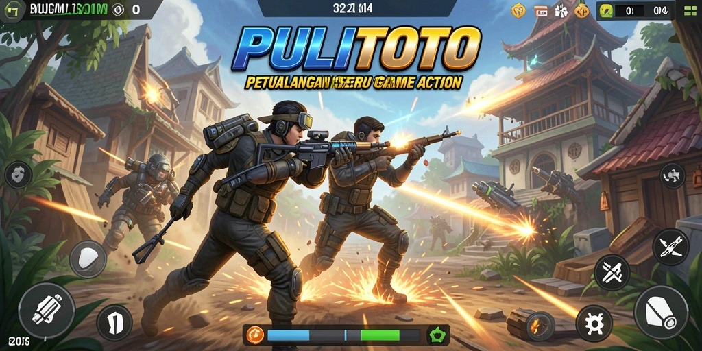 Tampilan gameplay PULITOTO penuh aksi yang mendebarkan.