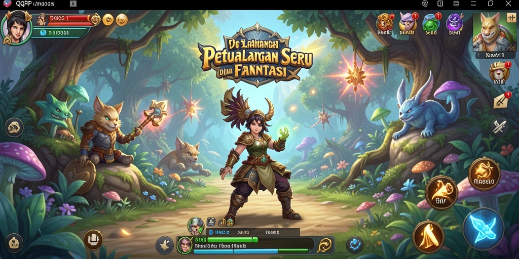 Tampilan gameplay QQRP yang menggugah semangat petualangan.