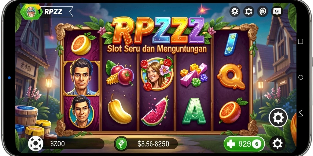 Tampilan menarik dari gameplay slot RPZZZ yang seru dan mendebarkan.