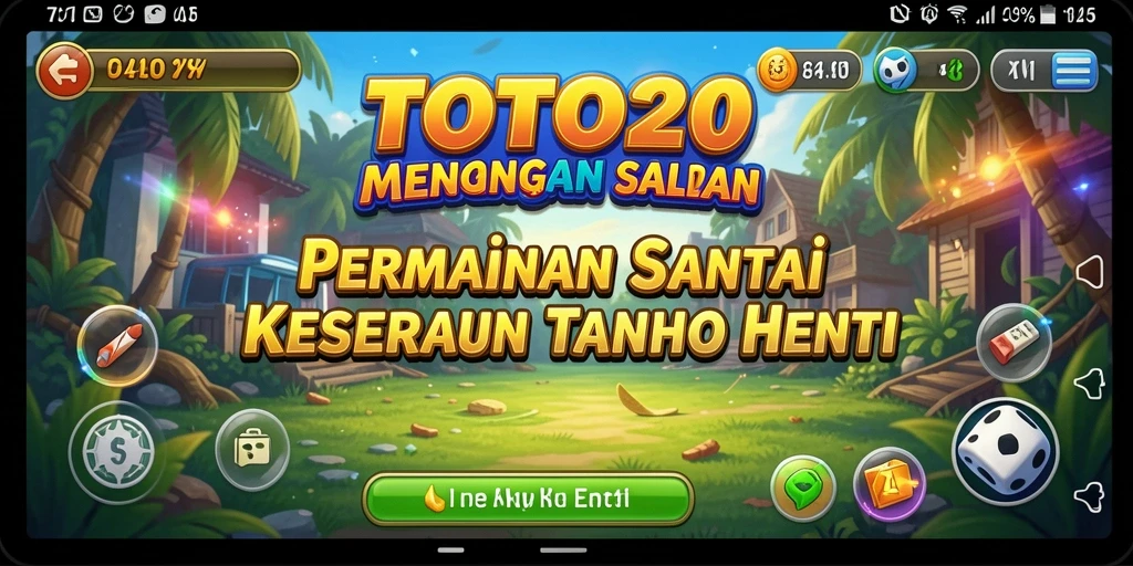 Screenshot gameplay TOTO20 yang menampilkan momen seru di permainan Casual.