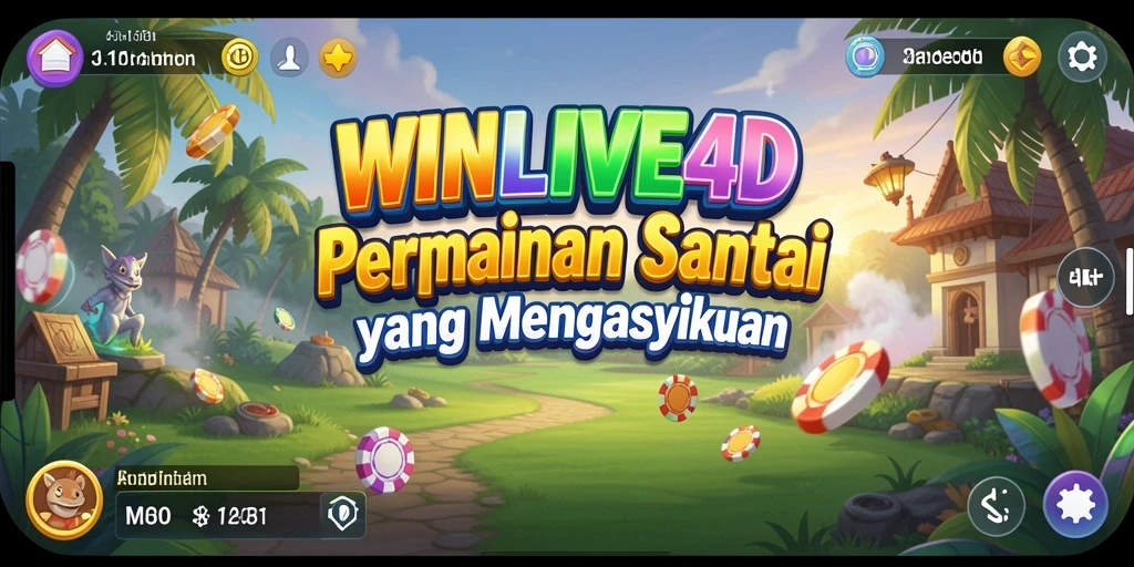 Tampilan menarik dari gameplay WINLIVE4D yang seru.