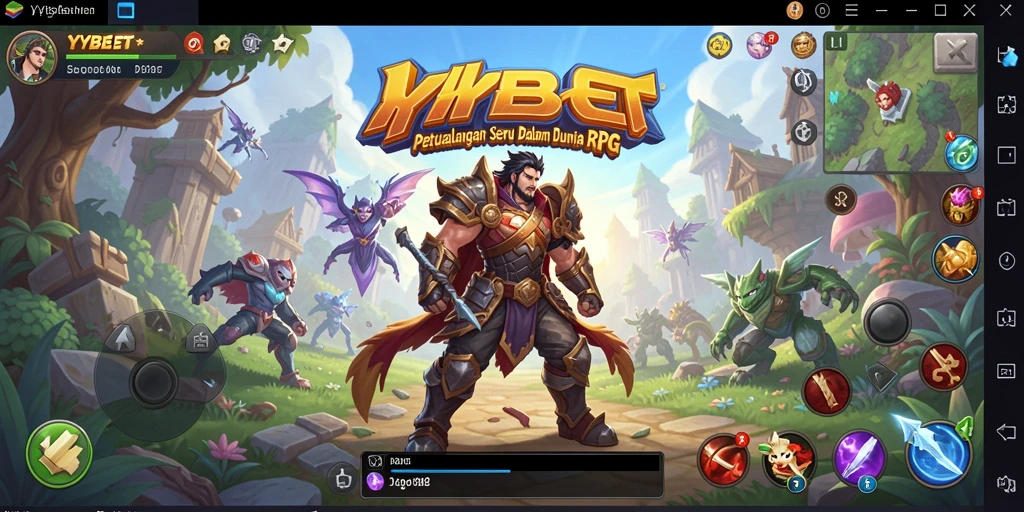 Tampilan gameplay RPG yang dinamis dan mendebarkan dalam YYBET.