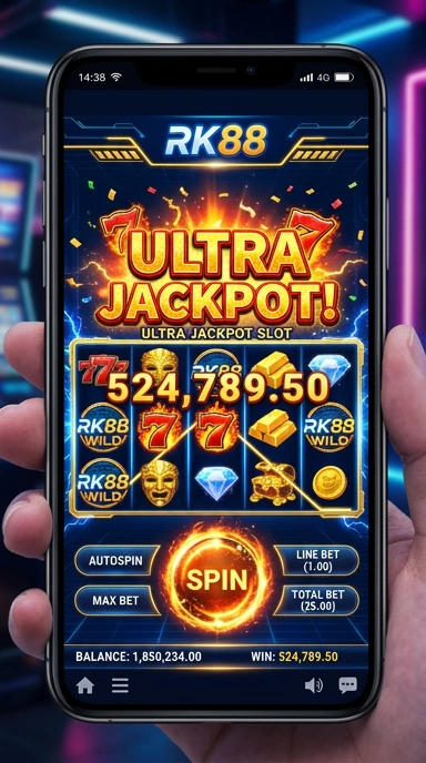 Screenshot antarmuka pengguna rk88 yang sederhana dan intuitif.